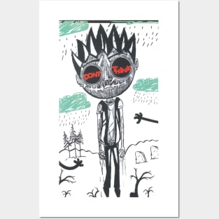 Sad Zombie Posters and Art